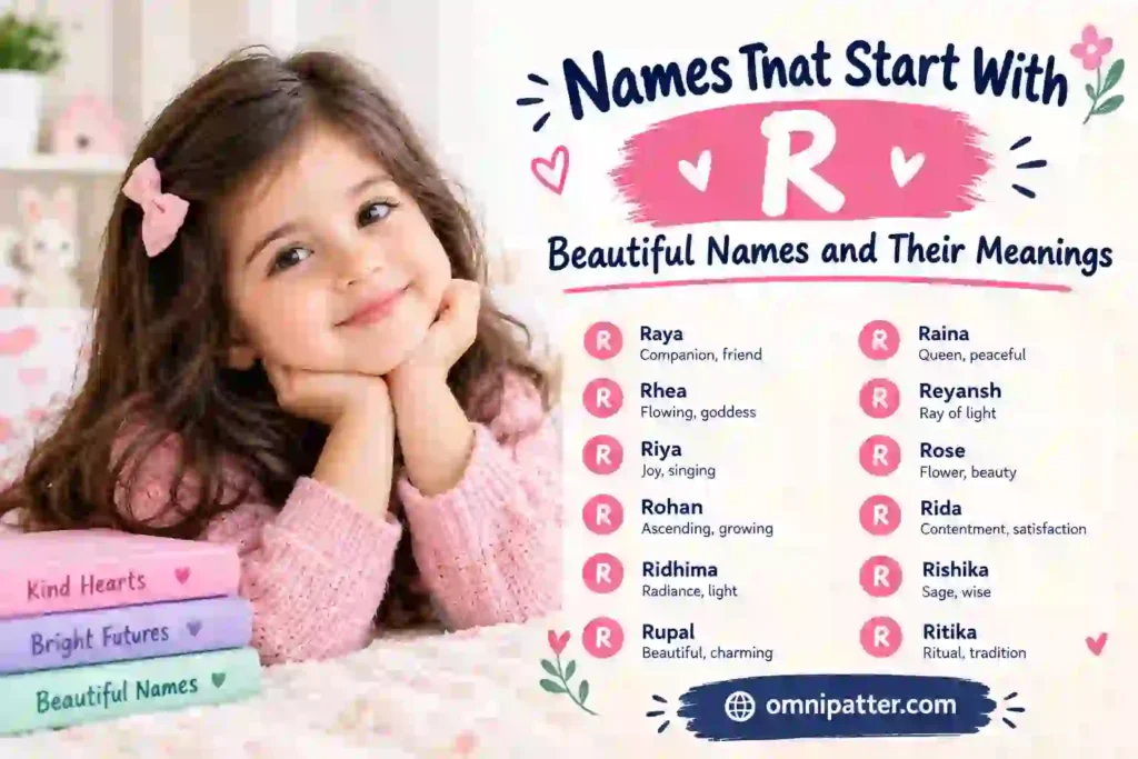 Names That Start With R: 200+ Ideas and Meanings