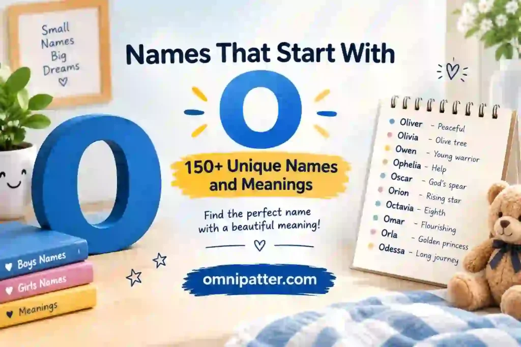 names that start with o