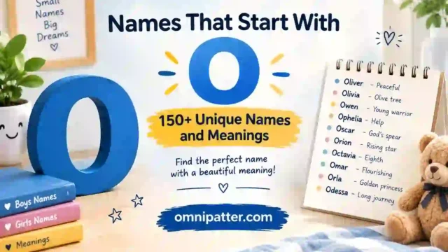 names that start with o