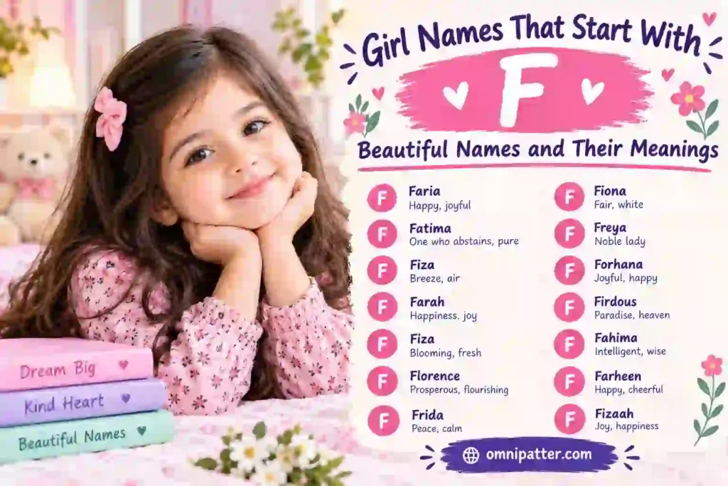 Girl Names That Start With F