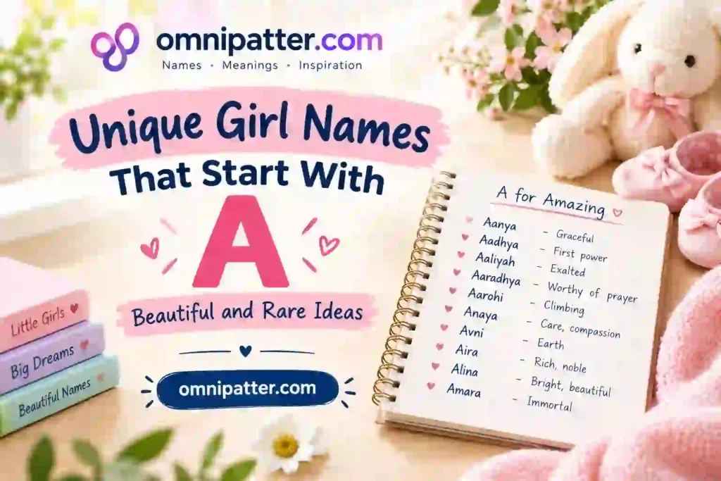 unique girl names that start with a